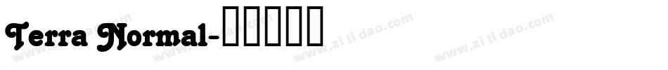 Terra Normal字体转换